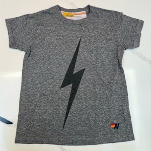 Aviator Nation Classic Kids Tee with Lightning Bolt